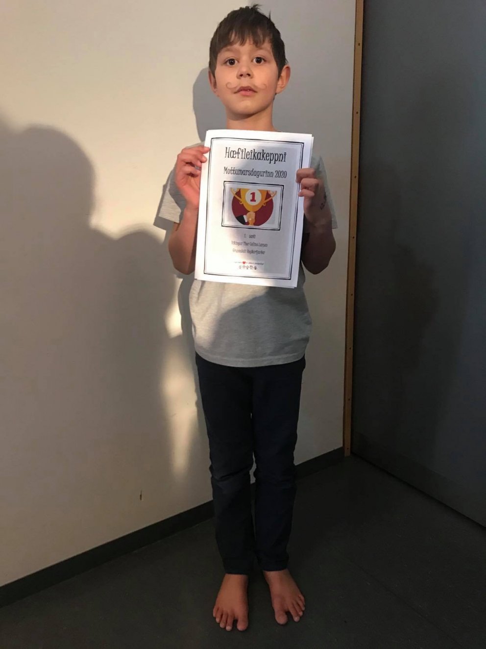 Víkingur Thor sem varð í fyrsta sæti.