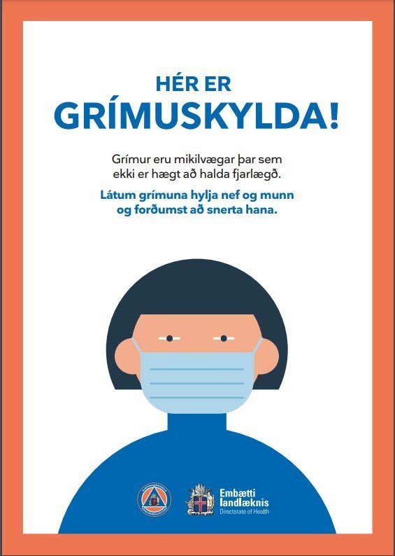 Takmarkanir vegna heimsfaraldurs til 1. október 2021