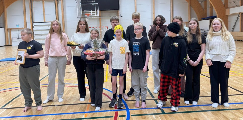 Göngum í skólann - Gullskórinn afhentur