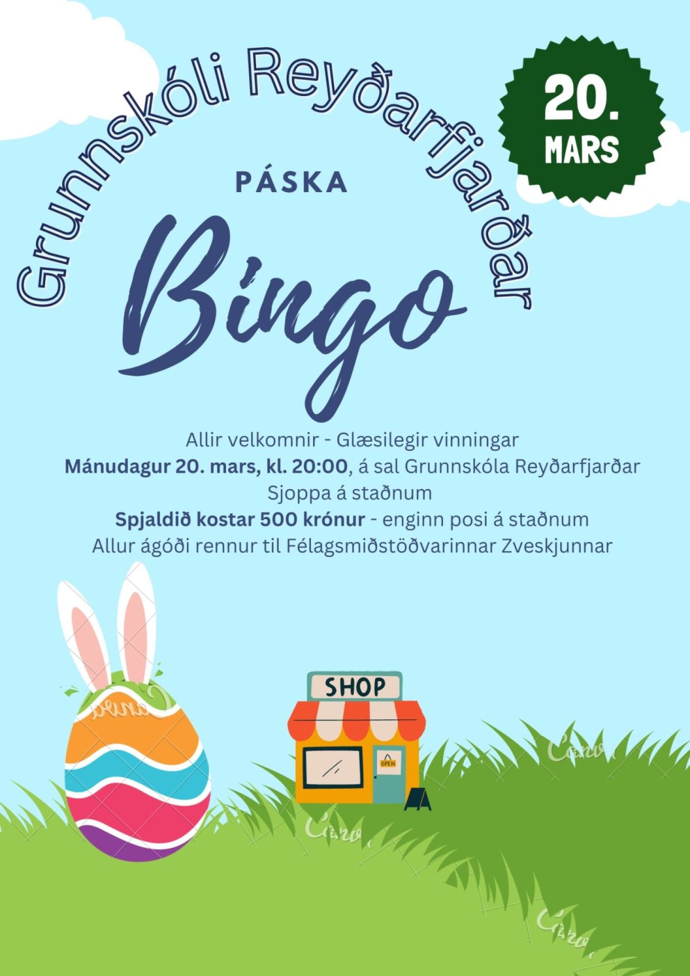 Páskabingó nemendafélagsins