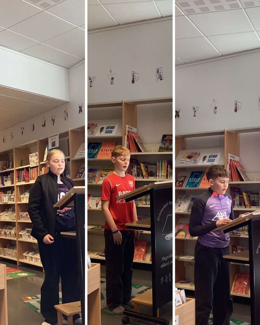 Stóra upplestrarkeppnin  - Undankeppni