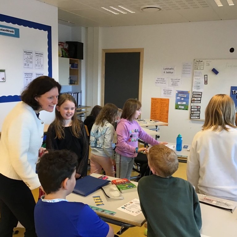 Sendiherra í heimsókn