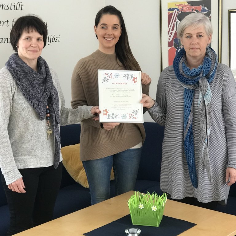 Á myndinni eru Guðrún Linda Hilmarsdóttir, Harpa Vilbergsdóttir og Dísa Mjöll Ásgeirsdóttir.