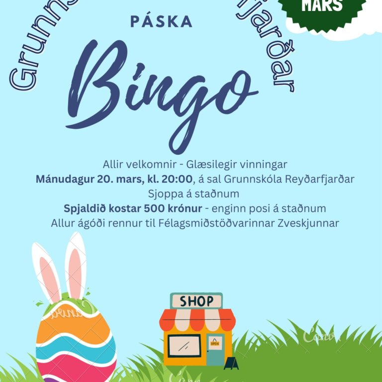 Páskabingó nemendafélagsins